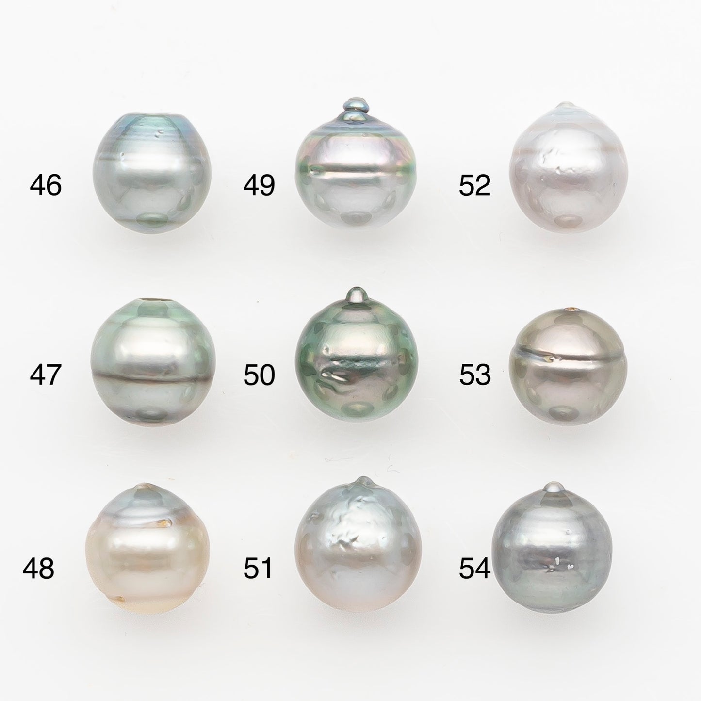 11-12mm Tahitian Pearl, Loose Undrilled with High Luster and Blemishes for Jewelry Making, SKU # 2964TH