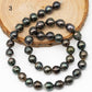 9-10mm Tahitian Pearl in Full Strand with All Natural Color with High Luster for Jewelry Making, SKU# 2263TH