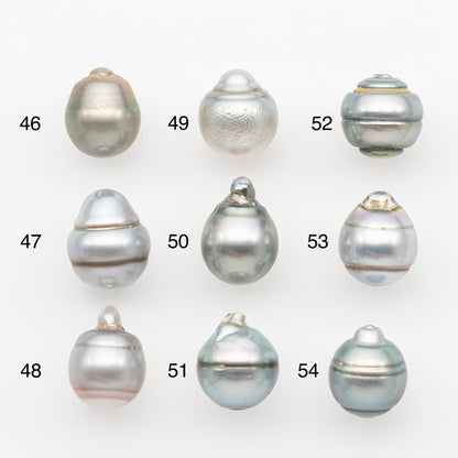 11-12mm Tahitian Pearl, Loose Undrilled with High Luster and Blemishes for Jewelry Making, SKU # 2965TH