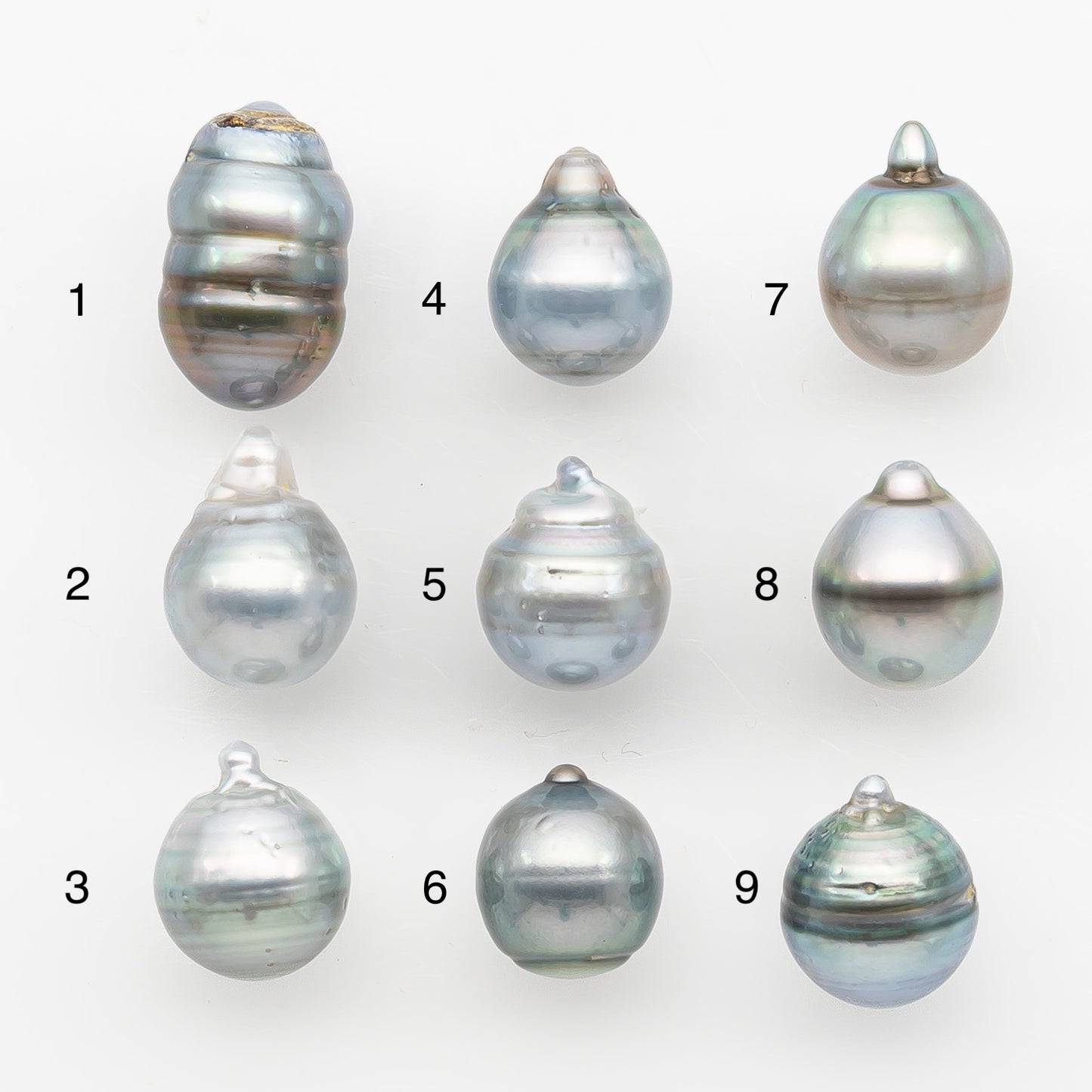 11-12mm Tahitian Pearl, Loose Undrilled with High Luster and Blemishes for Jewelry Making, SKU # 2965TH
