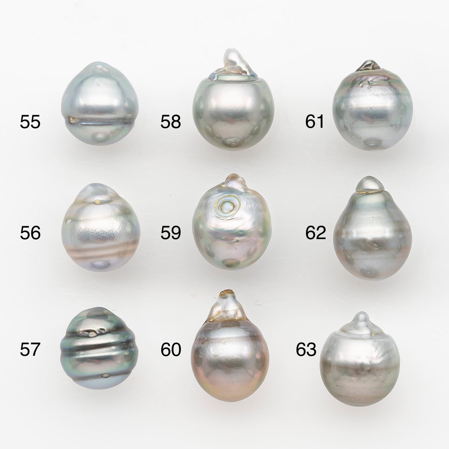11-12mm Tahitian Pearl, Loose Undrilled with High Luster and Blemishes for Jewelry Making, SKU # 2965TH