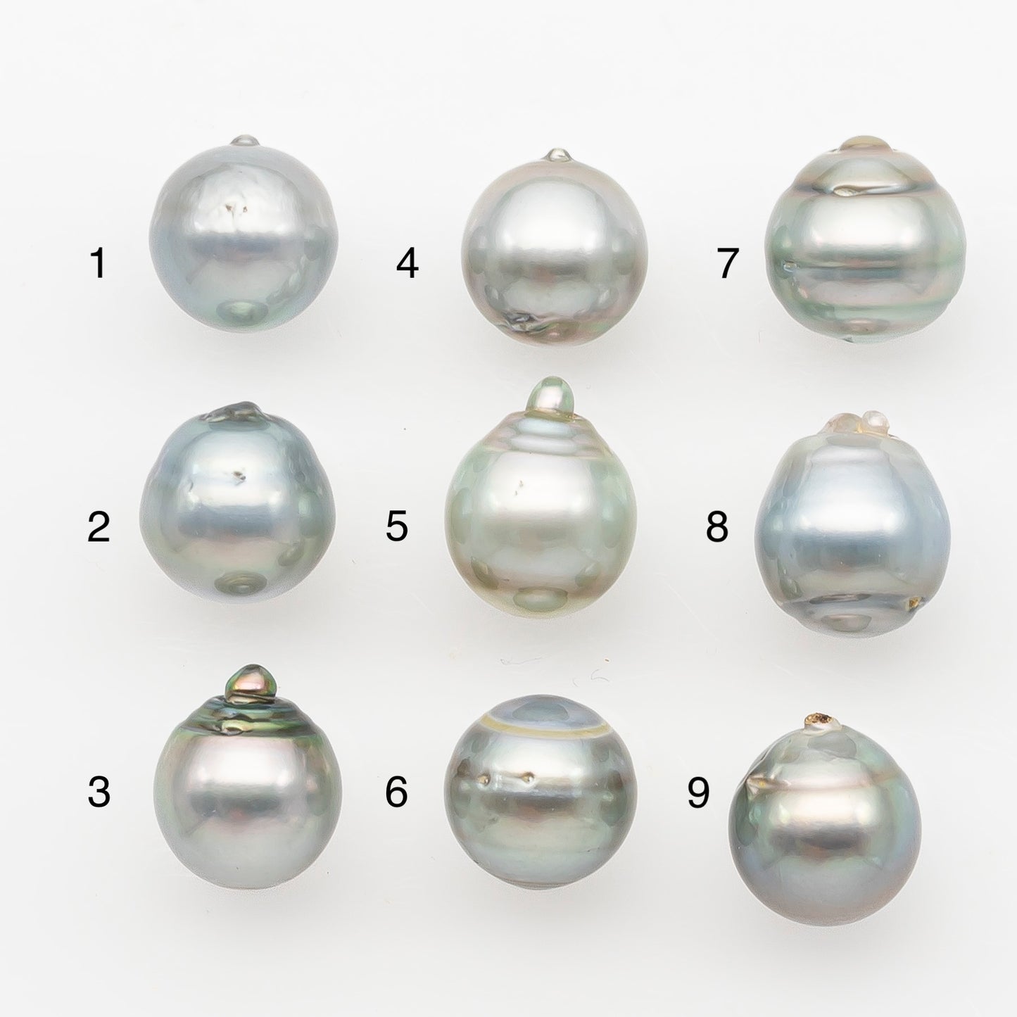 12-13mm Tahitian Pearl, Loose Undrilled with High Luster and Blemishes for Jewelry Making, SKU # 2966TH