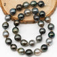 11-12mm Multicolor Tahitian Pearl Bead with High Luster, In Full Strand with Blemishes for Making, SKU # 2272TH