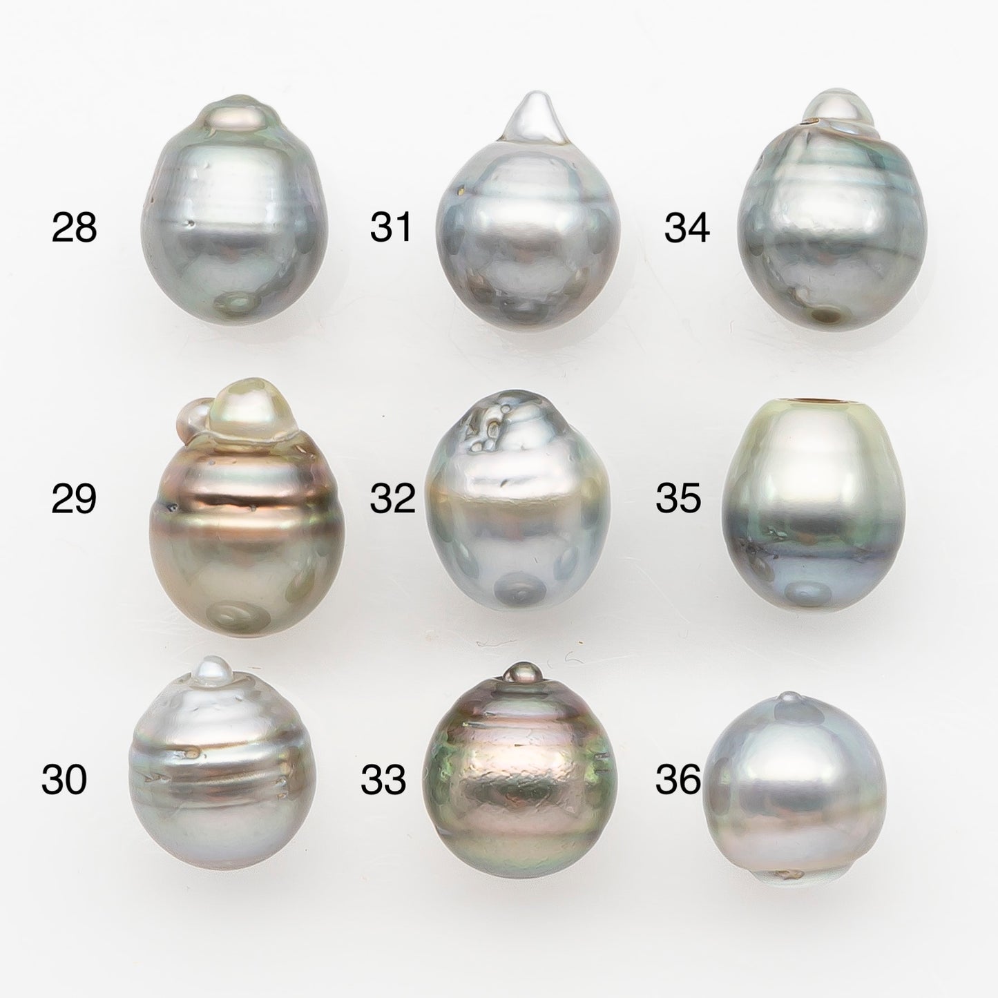 12-13mm Tahitian Pearl, Loose Undrilled with High Luster and Blemishes for Jewelry Making, SKU # 2966TH
