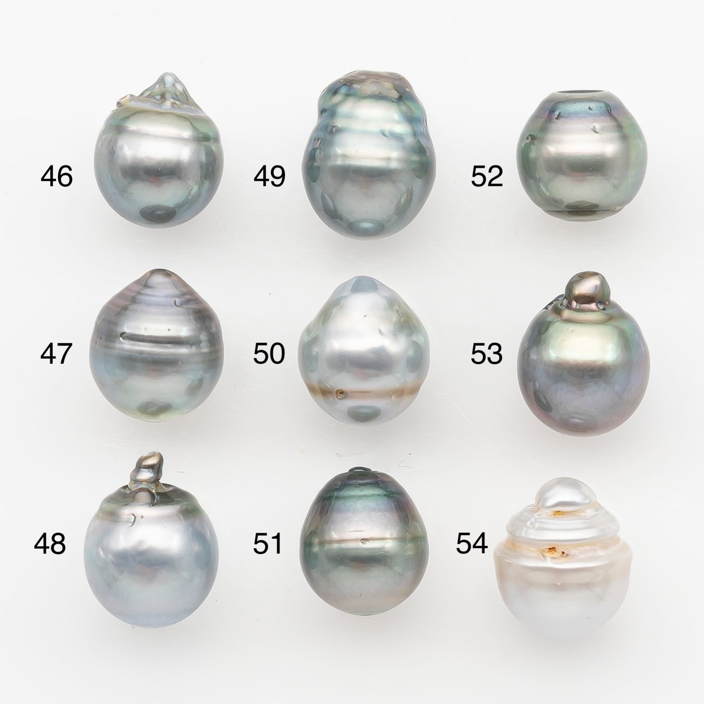 12-13mm Tahitian Pearl, Loose Undrilled with High Luster and Blemishes for Jewelry Making, SKU # 2966TH