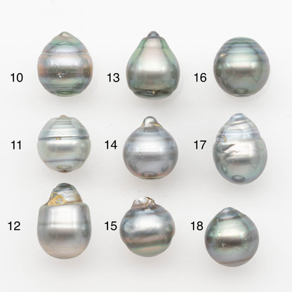 12-13mm Tahitian Pearl, Loose Undrilled with High Luster and Blemishes for Jewelry Making, SKU # 2967TH