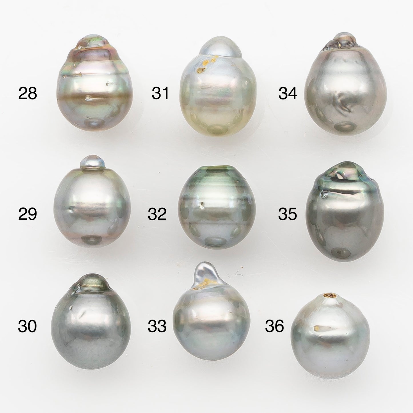 12-13mm Tahitian Pearl, Loose Undrilled with High Luster and Blemishes for Jewelry Making, SKU # 2967TH