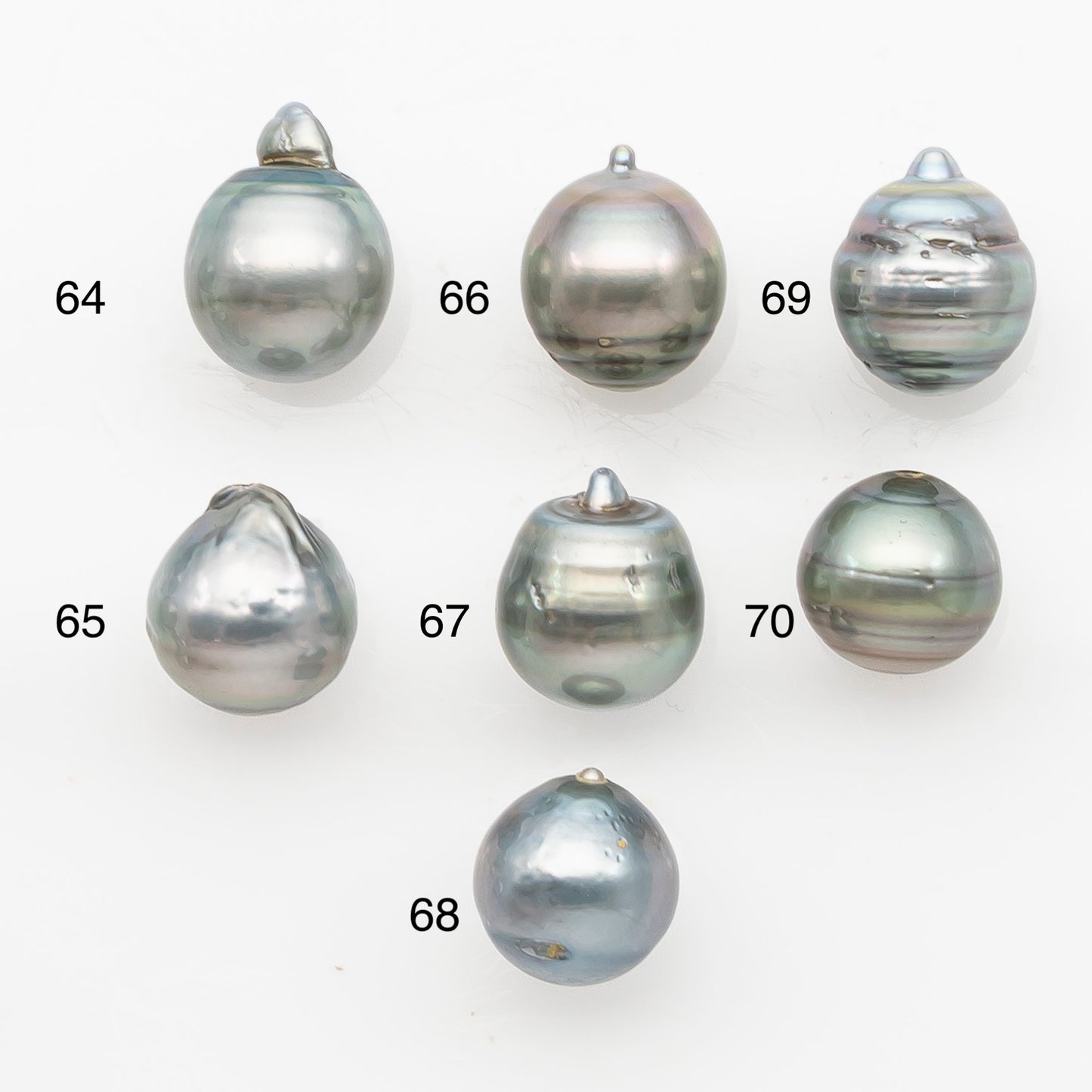 12-13mm Tahitian Pearl, Loose Undrilled with High Luster and Blemishes for Jewelry Making, SKU # 2967TH
