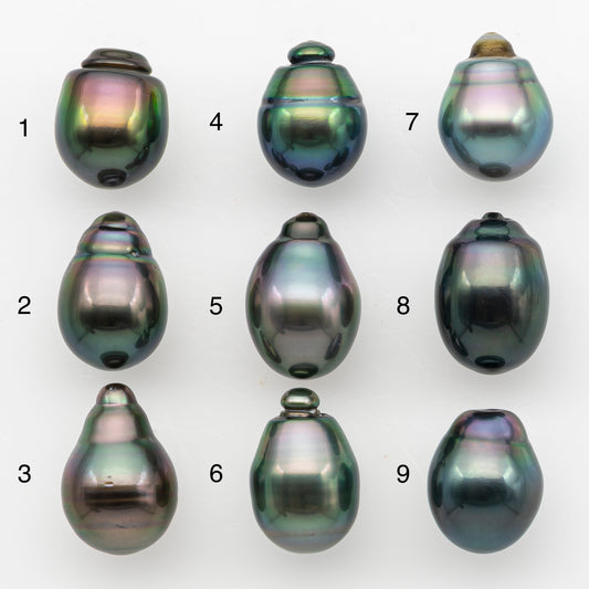 11-12mm Tahitian Pearl, Loose Undrilled with High Luster for Jewelry Making, SKU # 3125TH