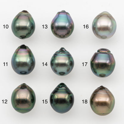 11-12mm Tahitian Pearl, Loose Undrilled with High Luster for Jewelry Making, SKU # 3125TH