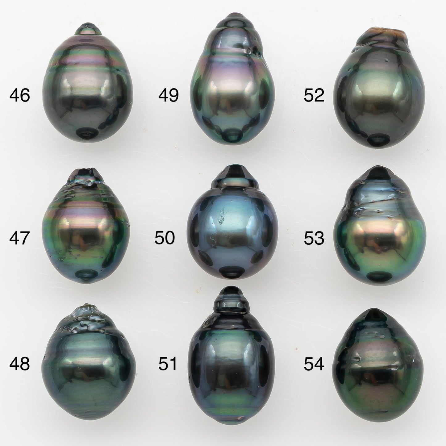 11-12mm Tahitian Pearl, Loose Undrilled with High Luster for Jewelry Making, SKU # 3125TH