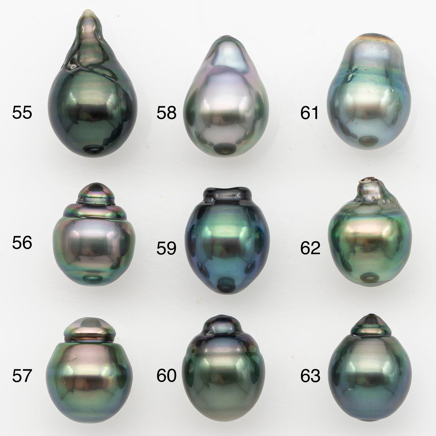11-12mm Tahitian Pearl, Loose Undrilled with High Luster for Jewelry Making, SKU # 3125TH
