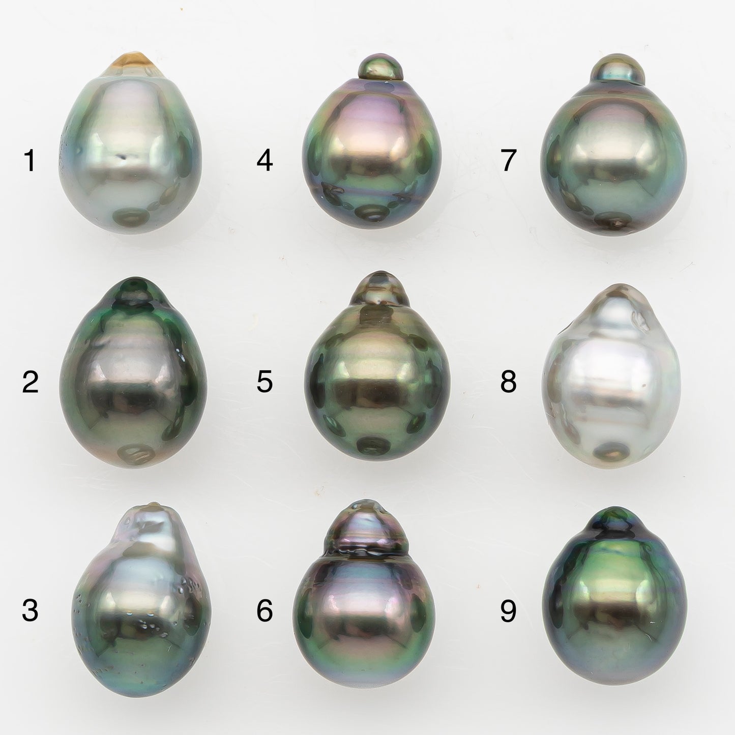11-12mm Tahitian Pearl, Loose Undrilled with High Luster for Jewelry Making, SKU # 3126TH