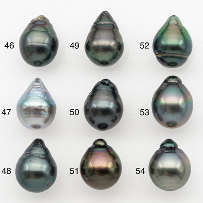 11-12mm Tahitian Pearl, Loose Undrilled with High Luster for Jewelry Making, SKU # 3126TH
