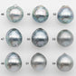 11-12mm Tahitian Pearl with High Luster and Natural Color in Silver Blue, Loose Single Piece Undrilled, SKU # 2367TH