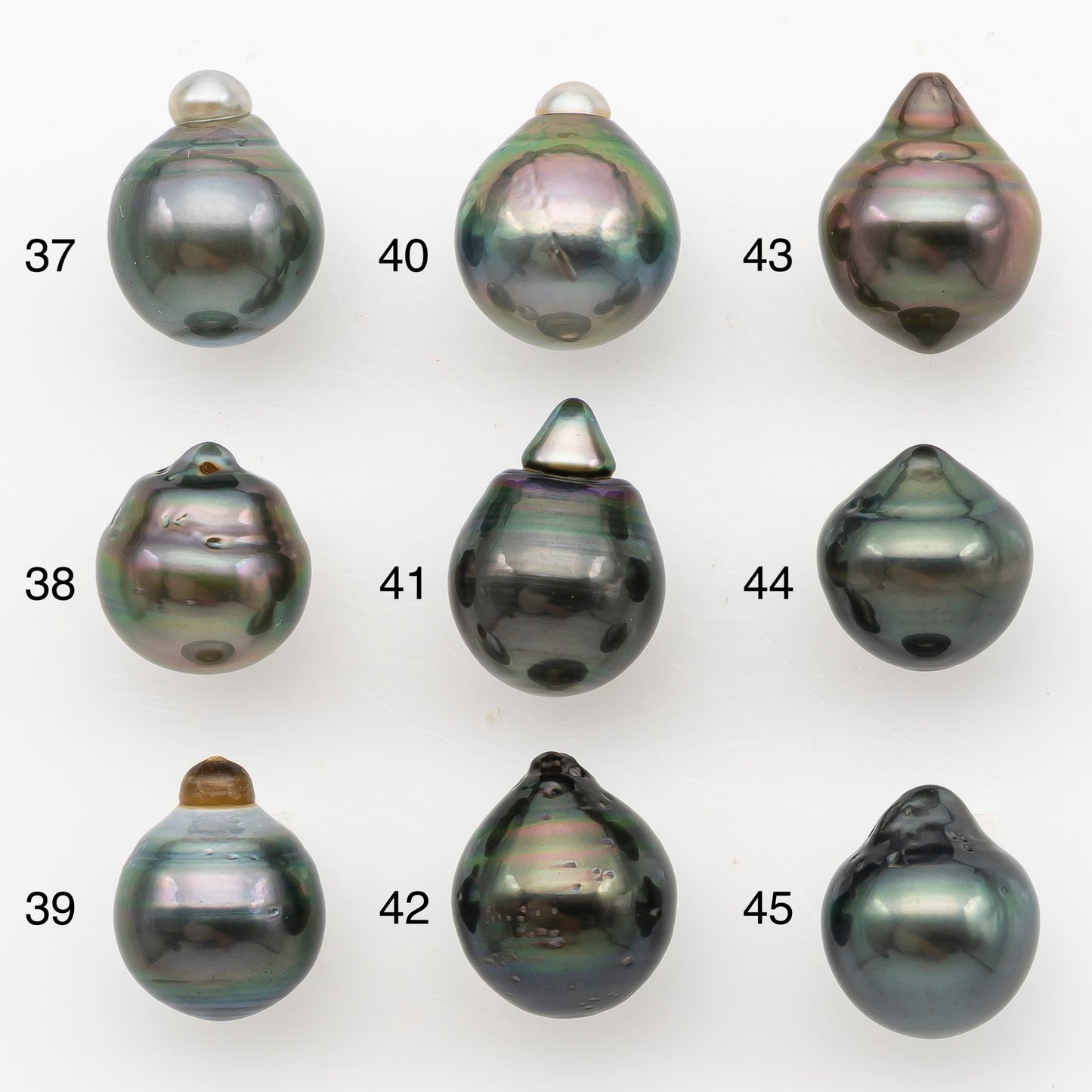 11-12mm Tahitian Pearl, Loose Undrilled with High Luster for Jewelry Making, SKU # 3127TH