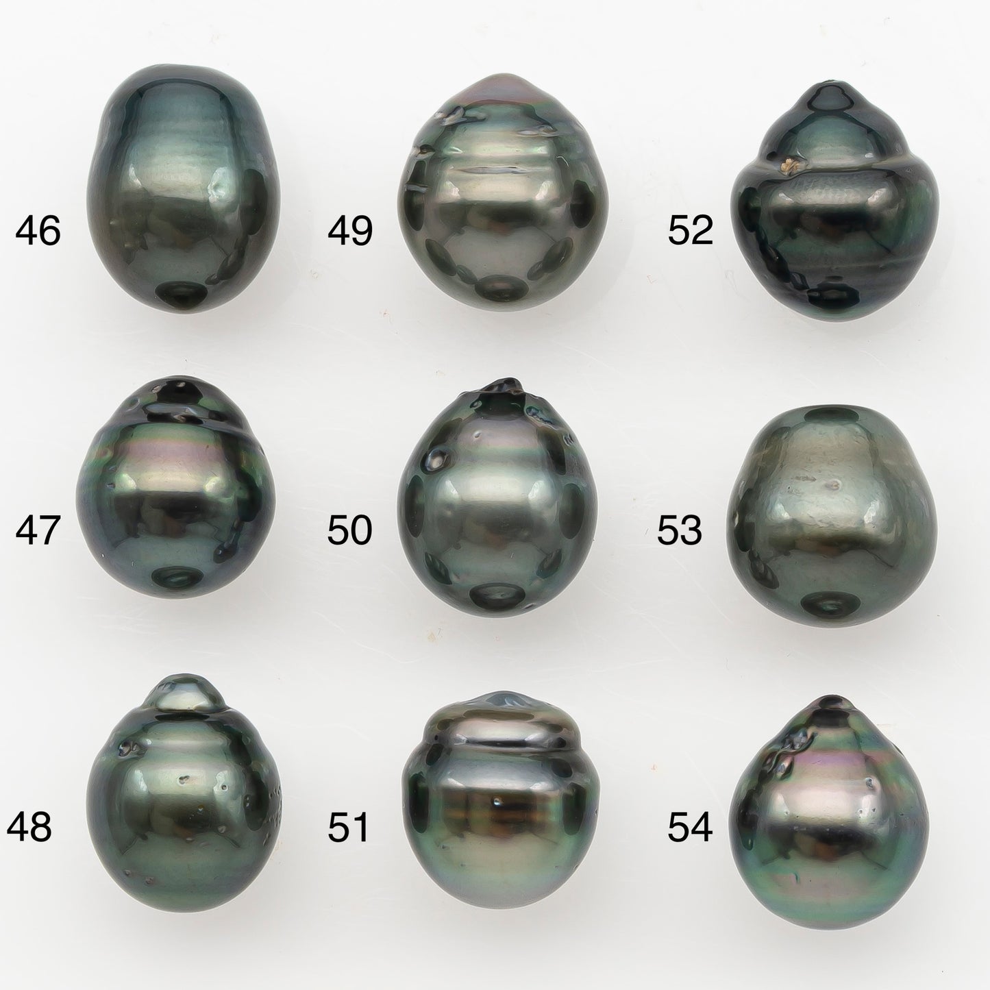 11-12mm Tahitian Pearl, Loose Undrilled with High Luster for Jewelry Making, SKU # 3127TH