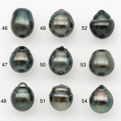 11-12mm Tahitian Pearl, Loose Undrilled with High Luster for Jewelry Making, SKU # 3127TH
