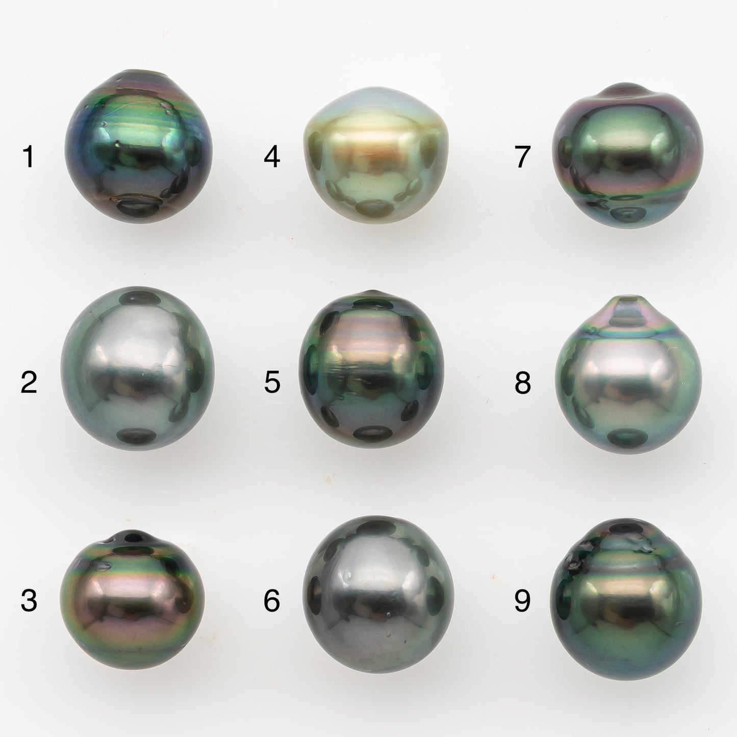11-12mm Tahitian Pearl, Loose Undrilled with High Luster for Jewelry Making, SKU # 3128TH