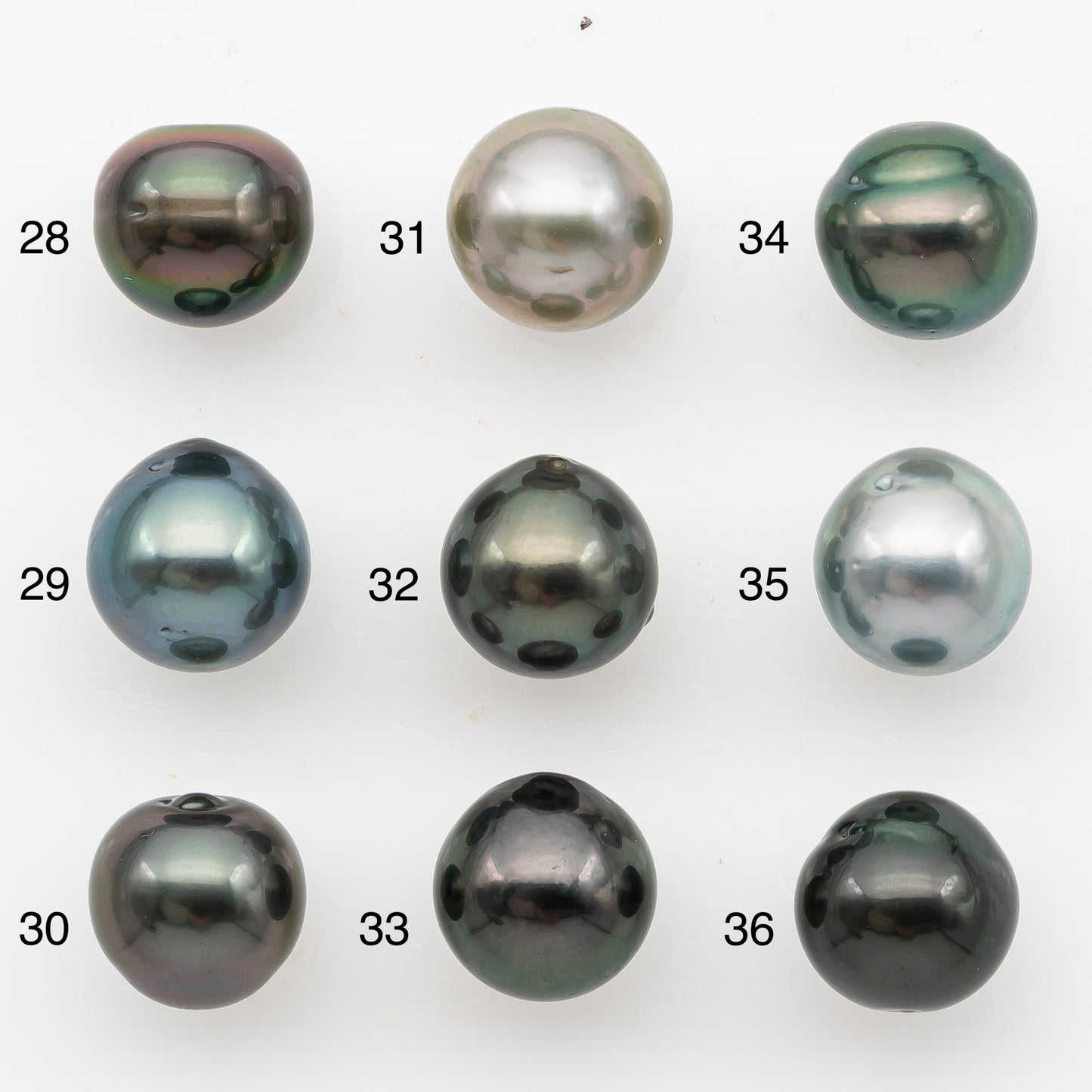 11-12mm Tahitian Pearl, Loose Undrilled with High Luster for Jewelry Making, SKU # 3128TH