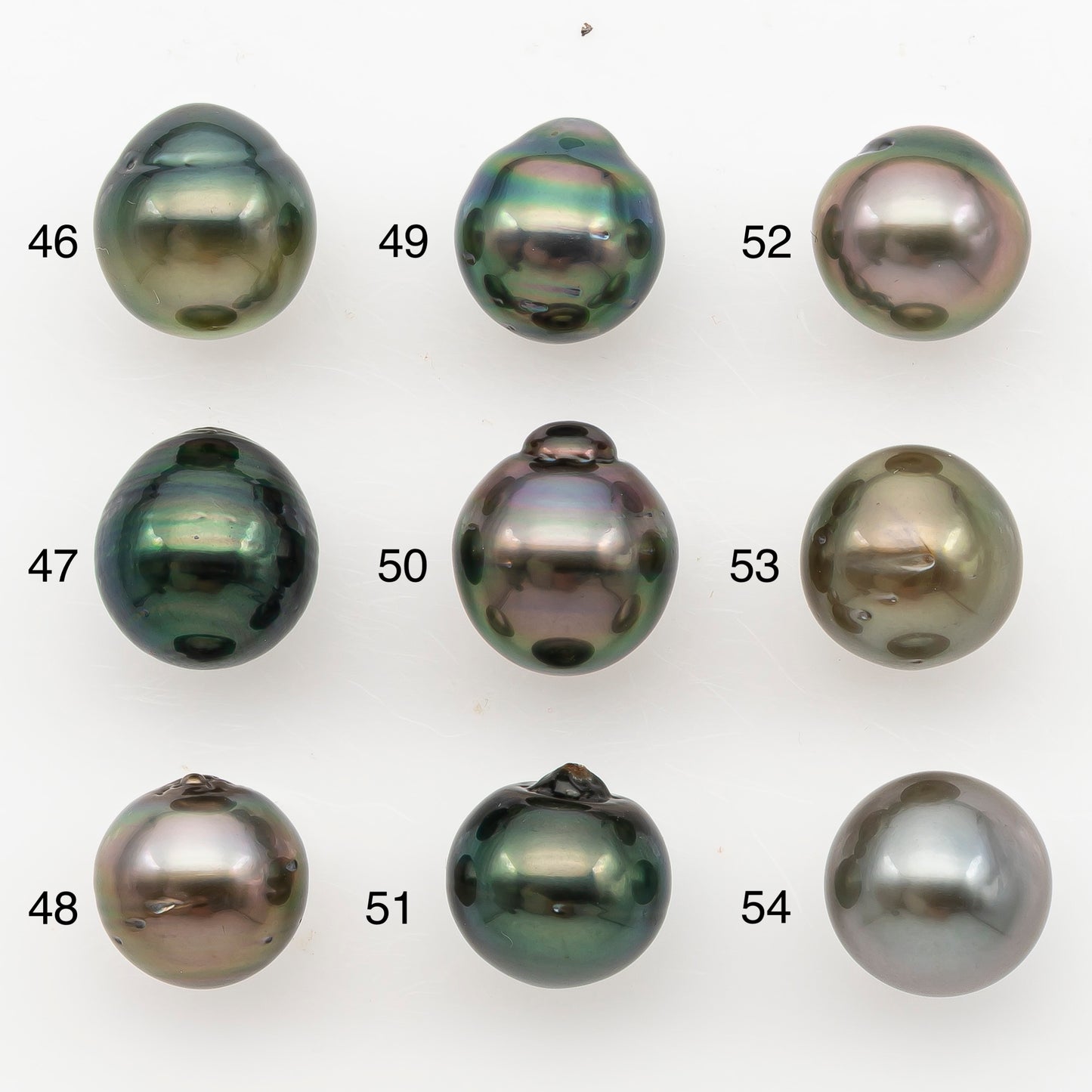 11-12mm Tahitian Pearl, Loose Undrilled with High Luster for Jewelry Making, SKU # 3128TH