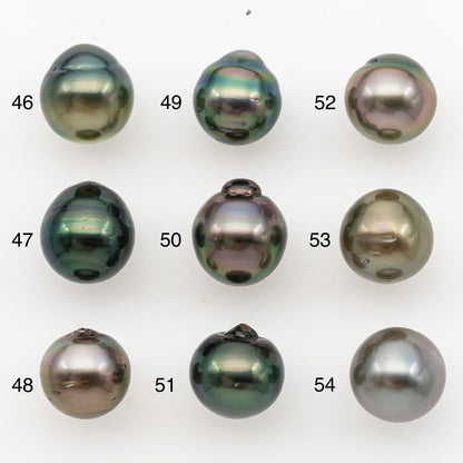 11-12mm Tahitian Pearl, Loose Undrilled with High Luster for Jewelry Making, SKU # 3128TH