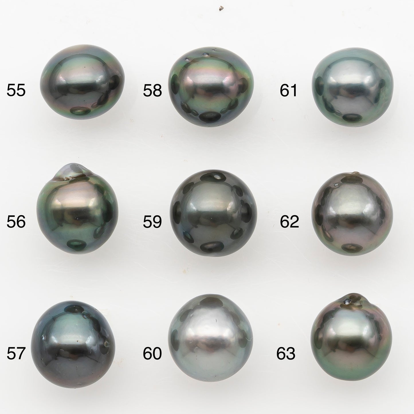 11-12mm Tahitian Pearl, Loose Undrilled with High Luster for Jewelry Making, SKU # 3128TH