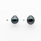 10-11mm Tahitian Pearl Drop with High Luster and Natural Color with Minor Blemishes, Loose Single Piece Undrilled, SKU # 2058TH