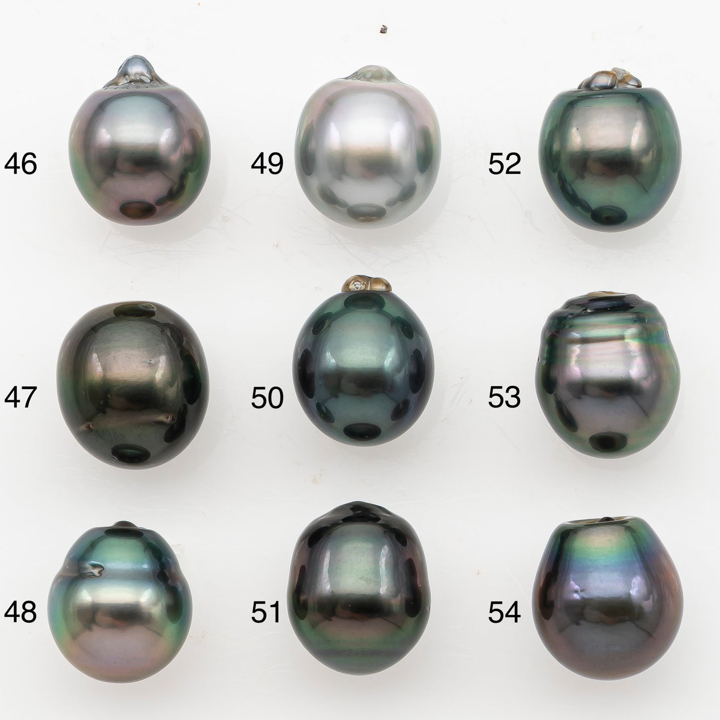 11-12mm Tahitian Pearl, Loose Undrilled with High Luster for Jewelry Making, SKU # 3129TH