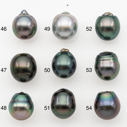11-12mm Tahitian Pearl, Loose Undrilled with High Luster for Jewelry Making, SKU # 3129TH
