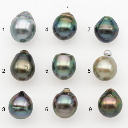 11-12mm Tahitian Pearl, Loose Undrilled with High Luster for Jewelry Making, SKU # 3130TH