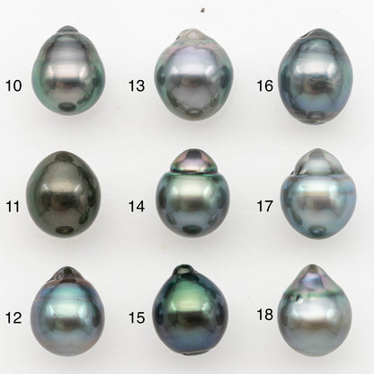 11-12mm Tahitian Pearl, Loose Undrilled with High Luster for Jewelry Making, SKU # 3130TH