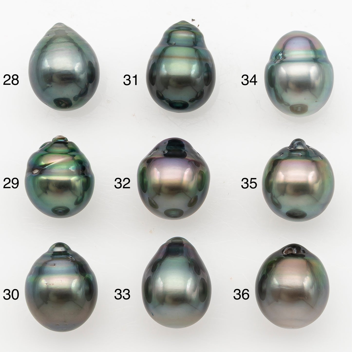 11-12mm Tahitian Pearl, Loose Undrilled with High Luster for Jewelry Making, SKU # 3130TH