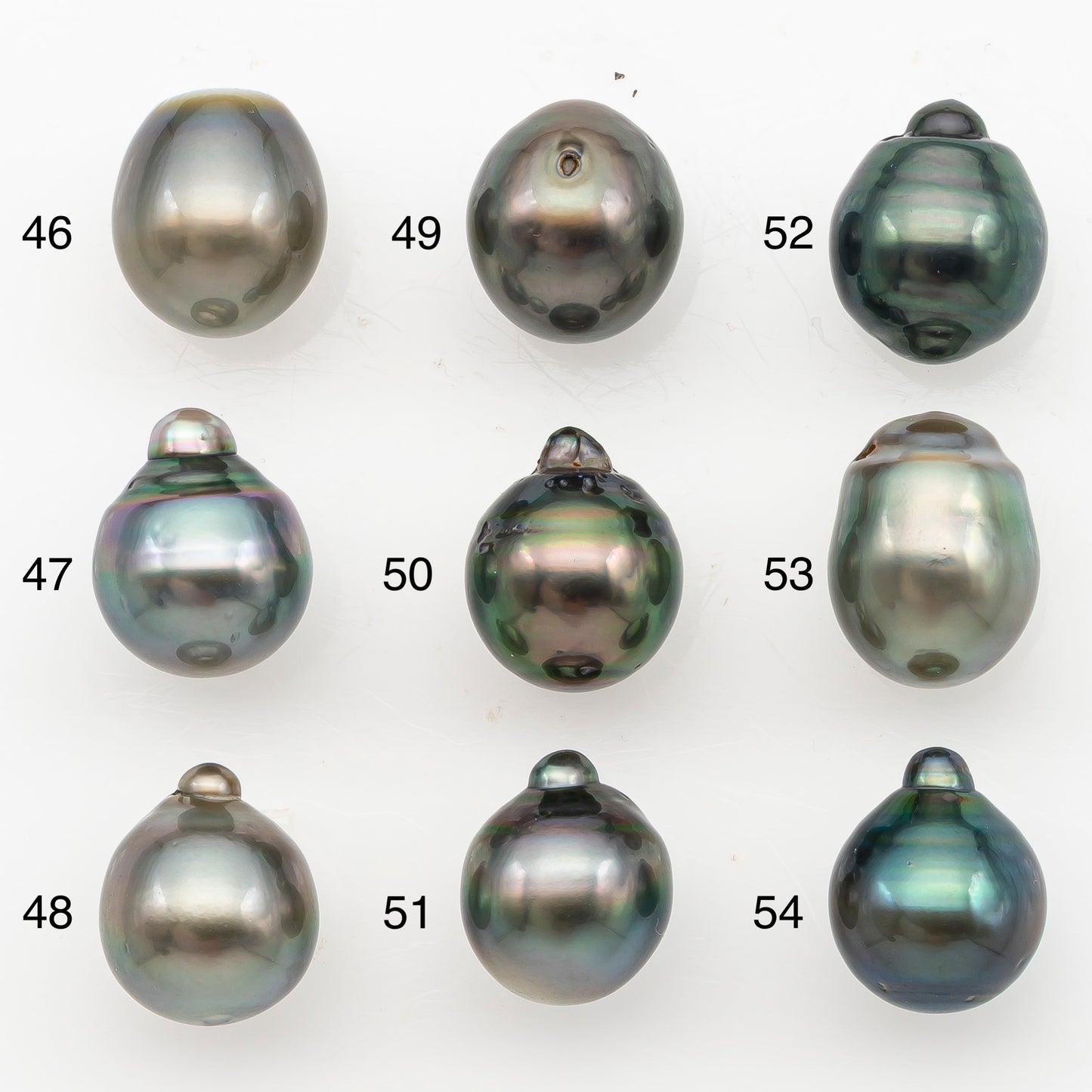 11-12mm Tahitian Pearl, Loose Undrilled with High Luster for Jewelry Making, SKU # 3130TH