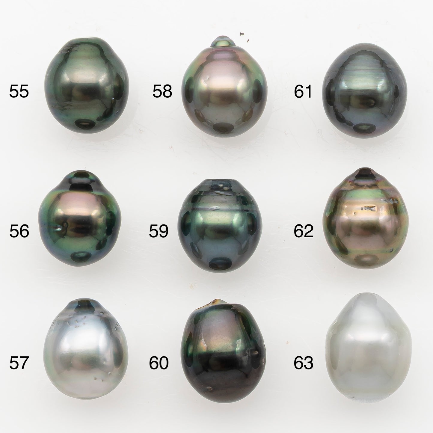 11-12mm Tahitian Pearl, Loose Undrilled with High Luster for Jewelry Making, SKU # 3130TH