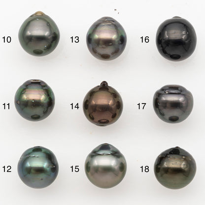 11-12mm Tahitian Pearl, Loose Undrilled with High Luster for Jewelry Making, SKU # 3131TH