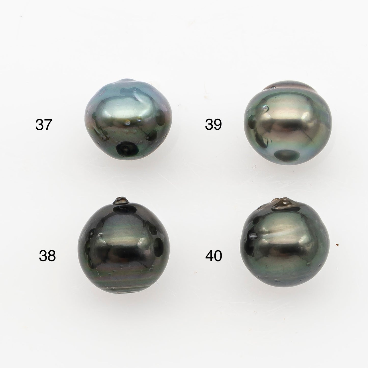 11-12mm Tahitian Pearl, Loose Undrilled with High Luster for Jewelry Making, SKU # 3131TH