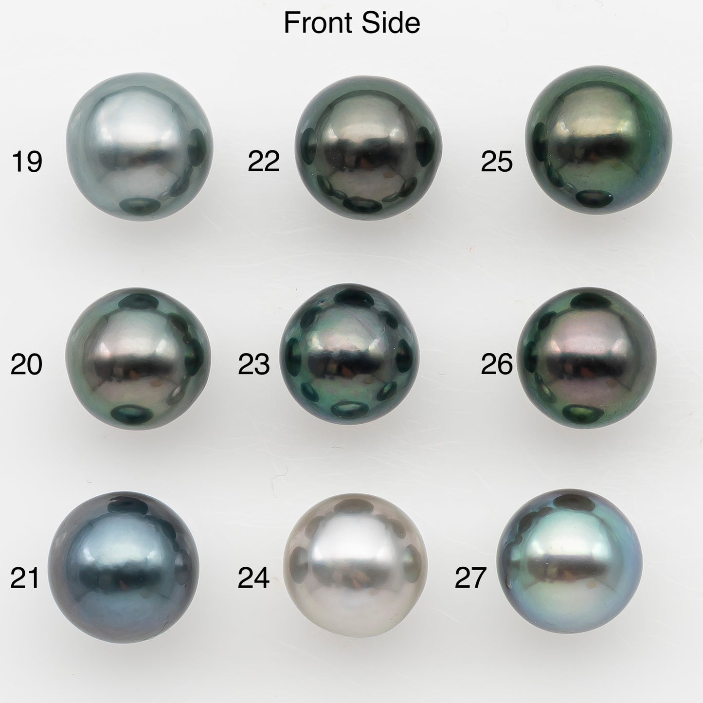 9-10mm Near Round Tahitian Pearl, Loose Undrilled with High Luster for Jewelry Making, SKU # 3141TH