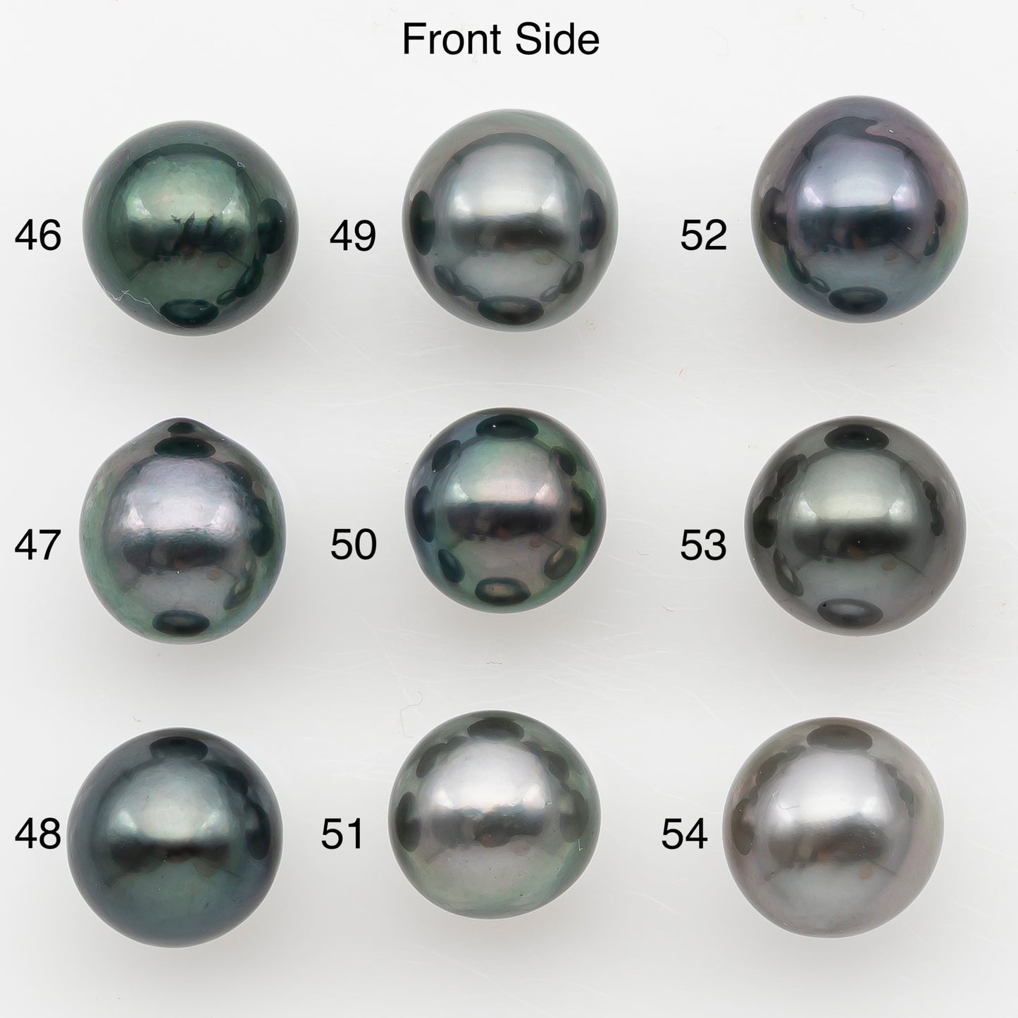 9-10mm Near Round Tahitian Pearl, Loose Undrilled with High Luster for Jewelry Making, SKU # 3141TH