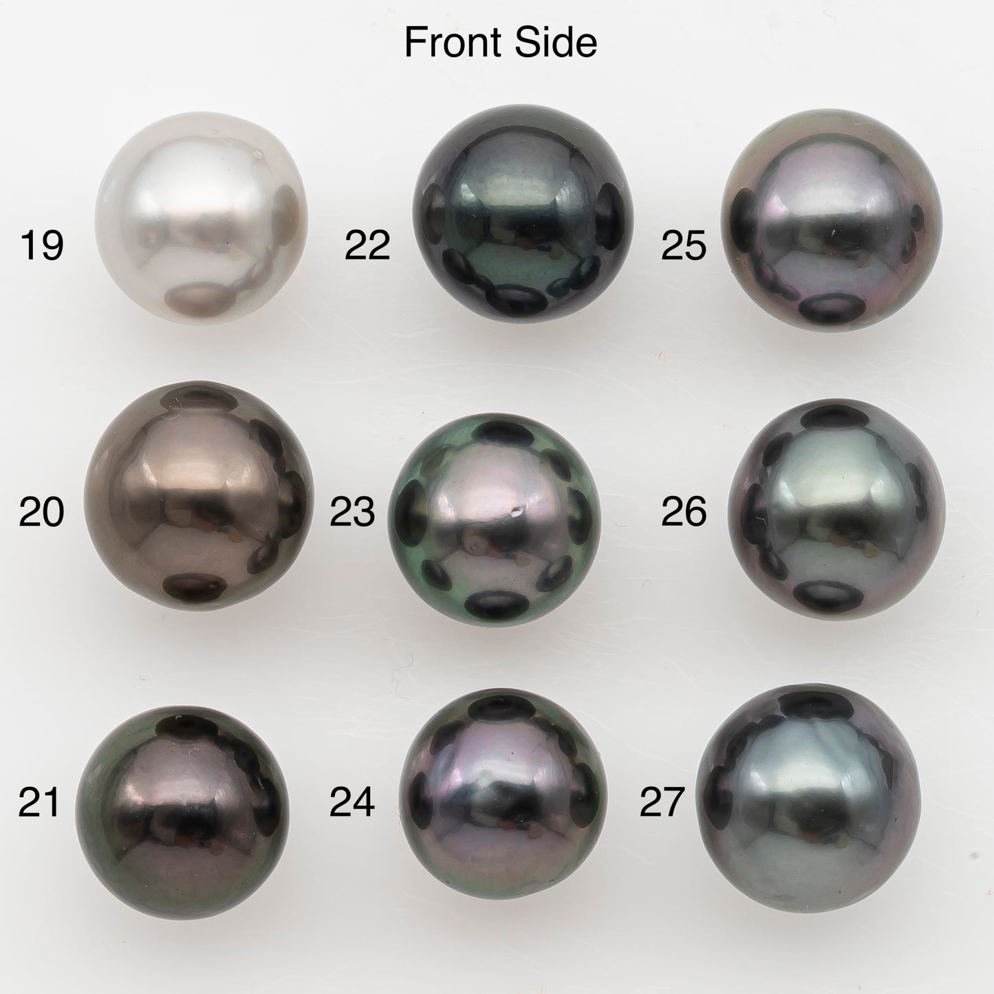 10-11mm Near Round Tahitian Pearl, Loose Undrilled with High Luster for Jewelry Making, SKU # 3142TH