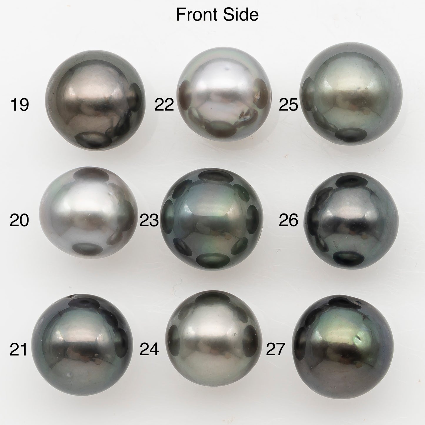 11-12mm Near Round Tahitian Pearl, Loose Undrilled with High Luster for Jewelry Making, SKU # 3143TH