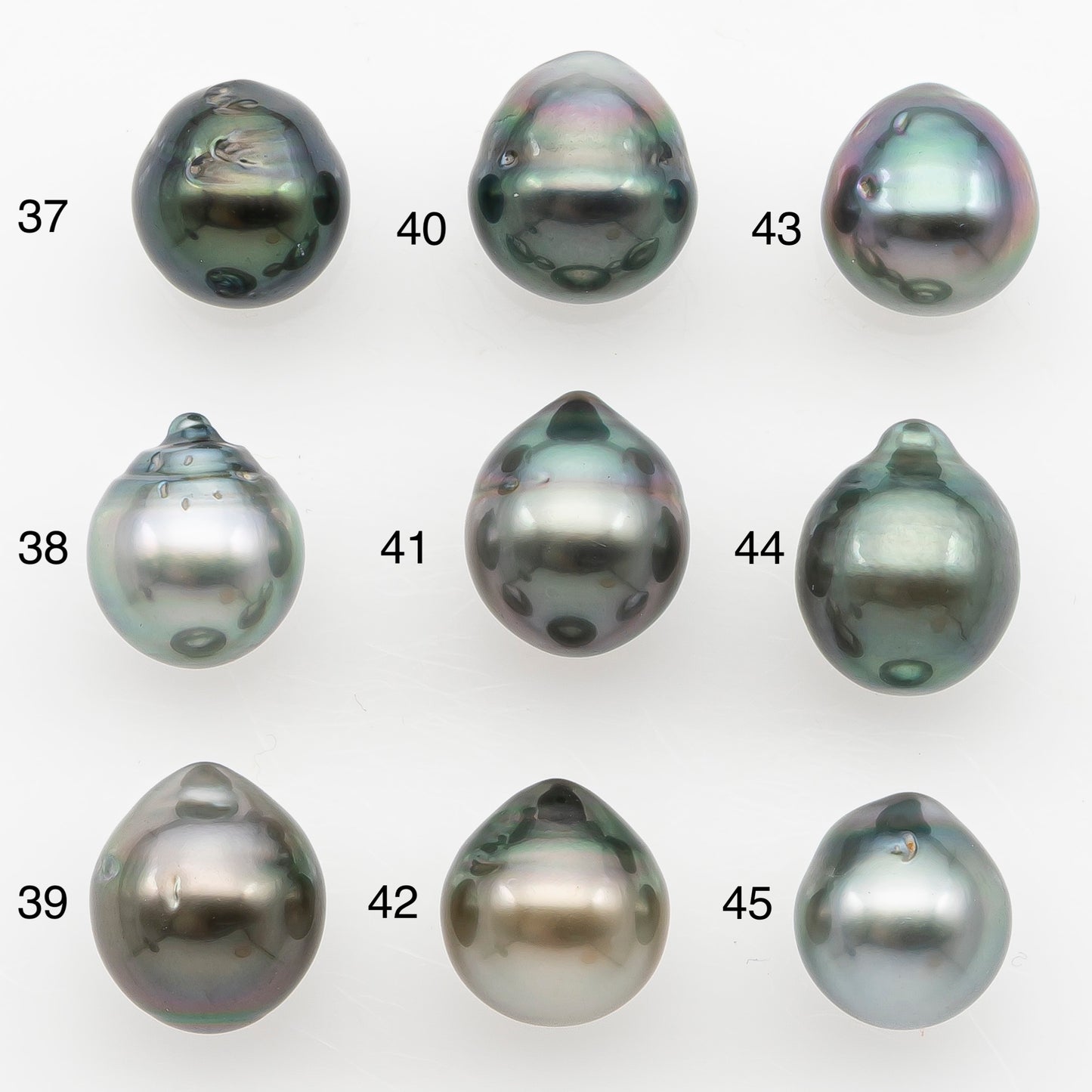 9-10mm Tahitian Pearl Natural Color with Minor Blemishes, Loose Undrilled for Jewelry Making, SKU # 3151TH