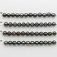 8-9mm Tahitian Pearl in Short Strand with All Natural Color with High Luster for Jewelry Making, SKU# 2407TH