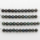 9-10mm Tahitian Pearl in Short Strand with All Natural Color with High Luster for Jewelry Making, SKU# 2412TH