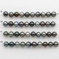 10-11mm Tahitian Pearl in Short Strand with All Natural Color with High Luster for Jewelry Making, SKU# 2415TH