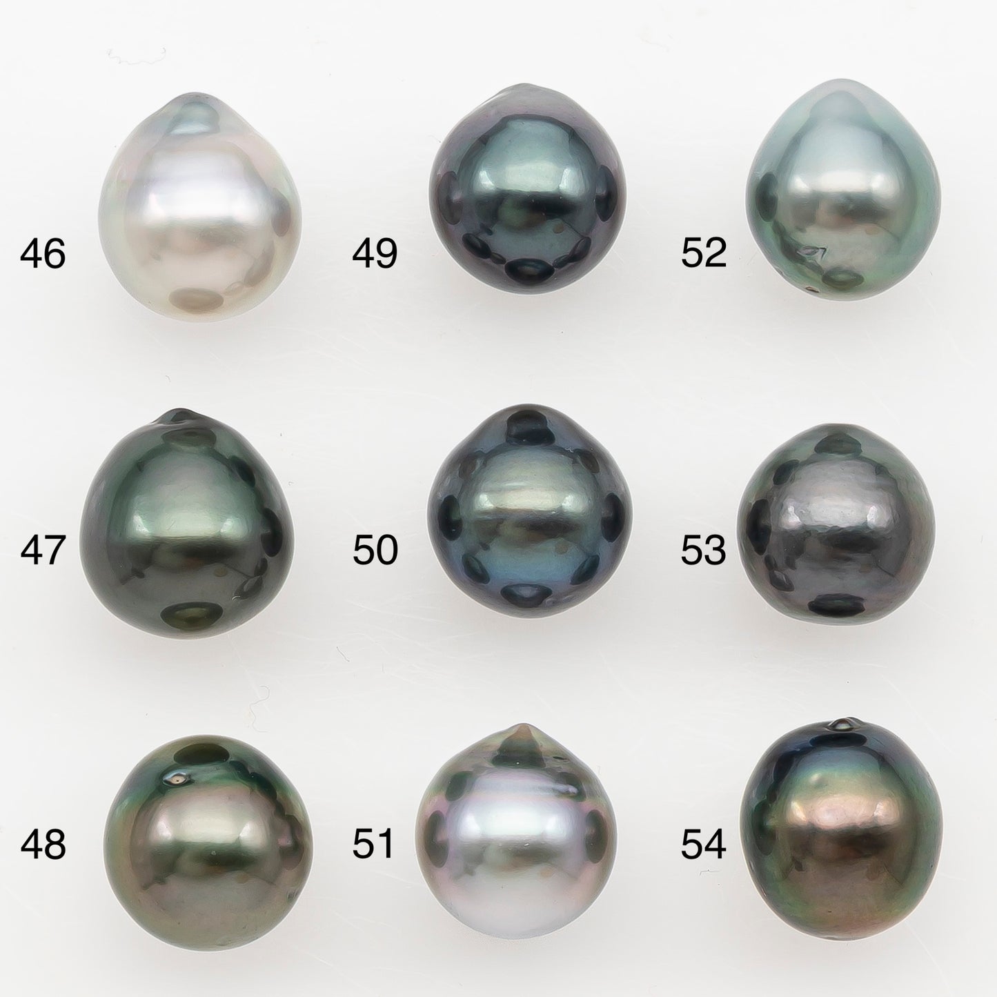 9-10mm Tahitian Pearl Natural Color with Minor Blemishes, Loose Undrilled for Jewelry Making, SKU # 3160TH