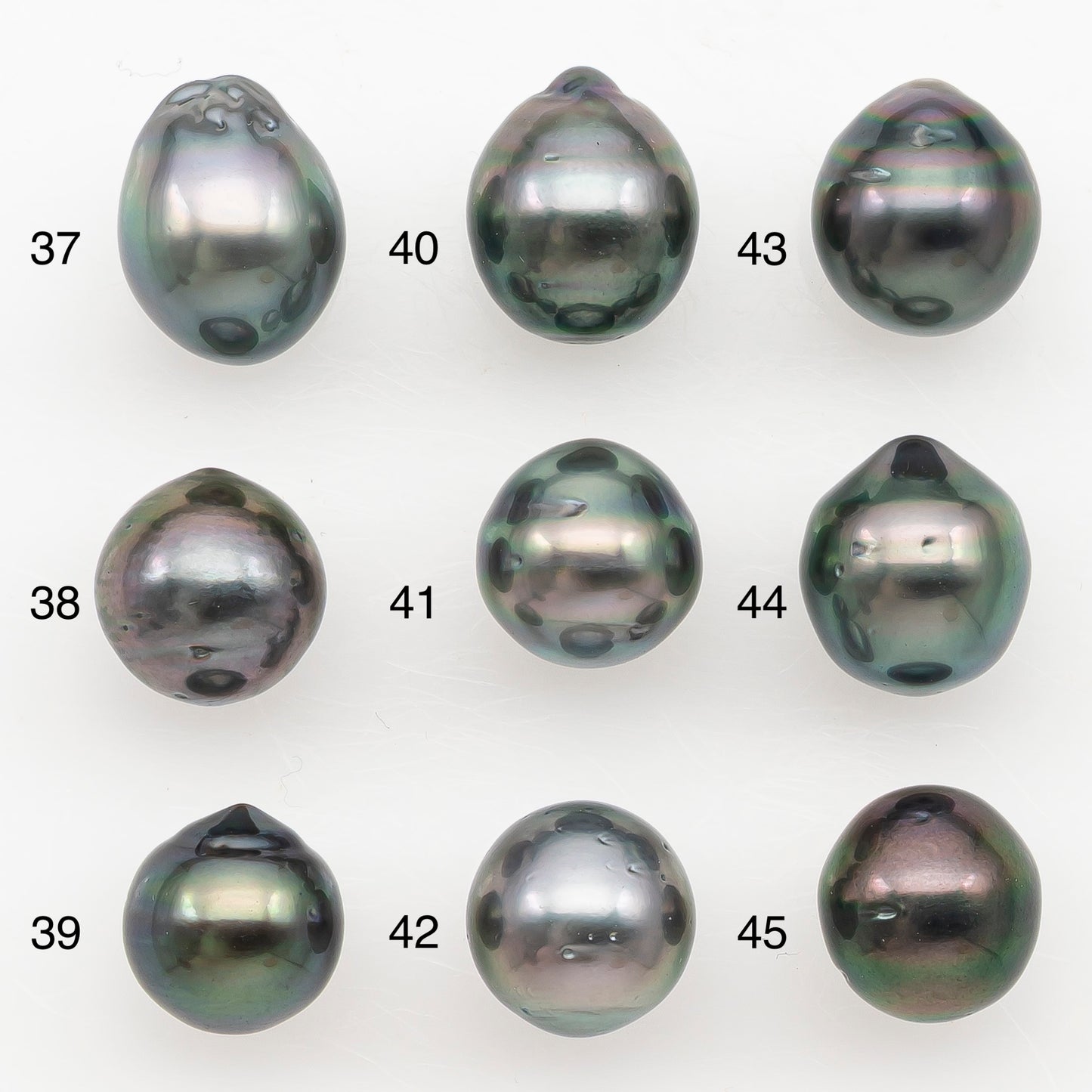 9-10mm Tahitian Pearl Natural Color with Minor Blemishes, Loose Undrilled for Jewelry Making, SKU # 3161TH