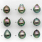 9-10mm Tahitian Pearl in Gorgeous High Luster and Natural Color, Single Piece Undrilled for Making Jewelry, SKU #2419TH