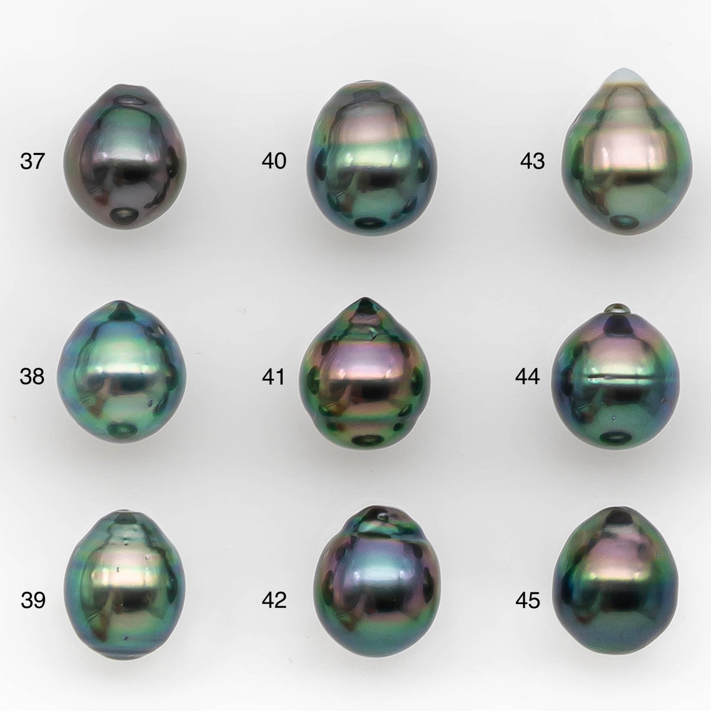 9-10mm Tahitian Pearl in Gorgeous High Luster and Natural Color, Single Piece Undrilled for Making Jewelry, SKU #2419TH