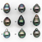 9-10mm Tahitian Pearl in Intense High Luster and Natural Color, Loose Single Piece Undrilled for Making Jewelry, SKU #2420TH